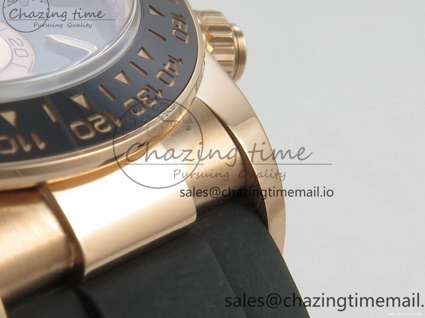 AAA Replica Watches 126515 Best VSF Black 114 (Weighted) 1:1 V2 Dial Oysterflex RG EasyCare Strap on Daytona Edition VS4131 0113